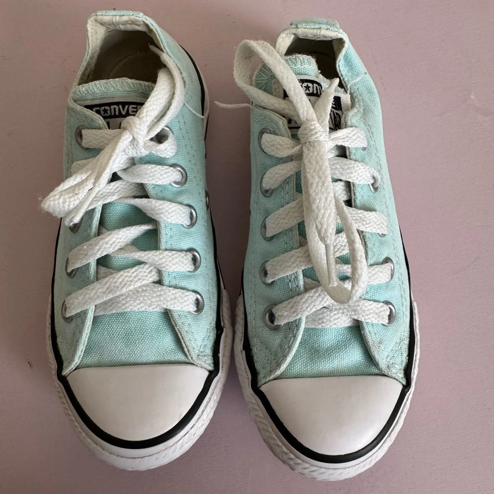 Converse Teal Sneakers Toddler size 11